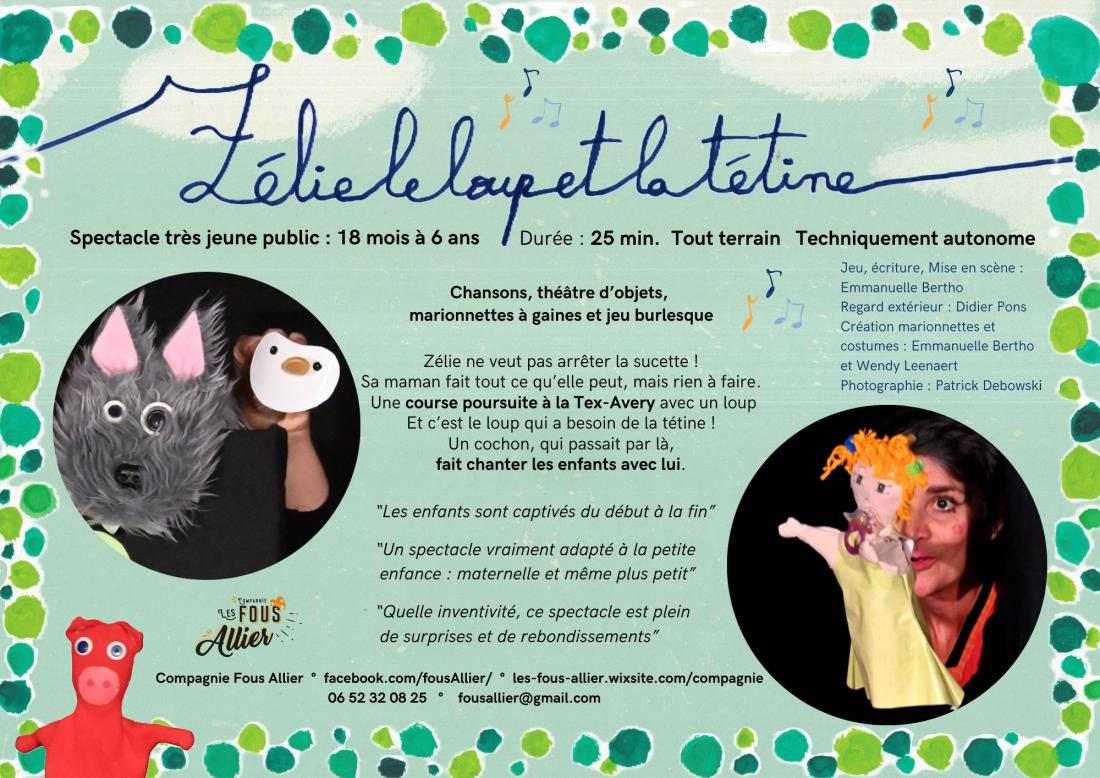 Zélie, le loup et la tétine